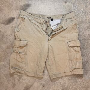 Carhartt Relaxed Fit Shorts Mens 38x9 Reg Green Ripstop Outdoors